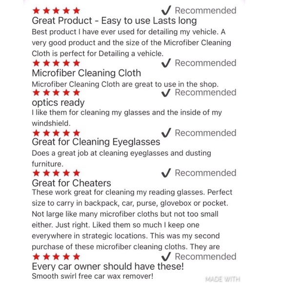 3/$15 NEW Microfiber Towels Cleaning Cloths 12”x 12”, SET OF 4, Different Colors - Picture 8 of 16